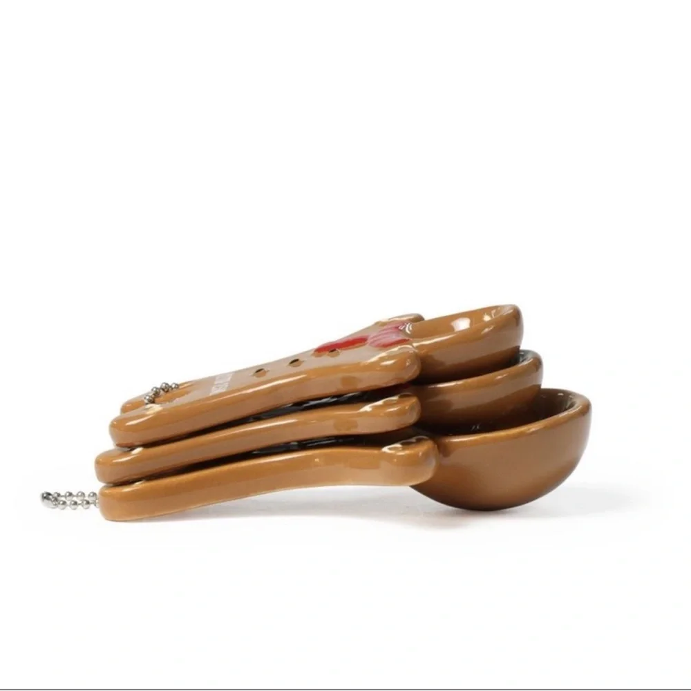 Target Bullseye Playground Ceramic Gingerbread Man Measuring Spoons